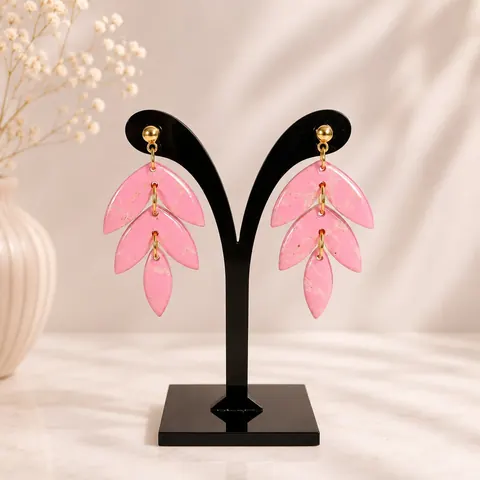 Aros Hojitas Brillos, aros hechos a mano – Karivé Joyas